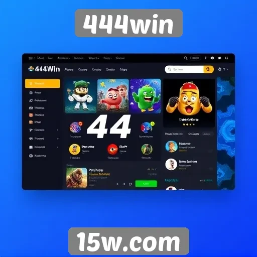 Interface e experiência do usuário em 444win